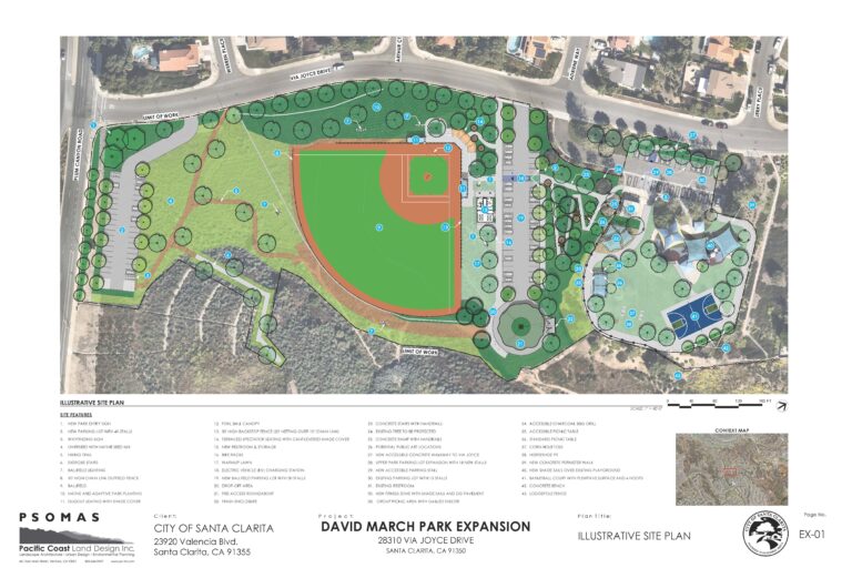 Map of David March Park Expansion