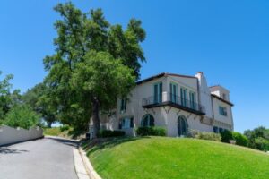 Hart Mansion on the hill