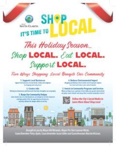 Shop Local flyer