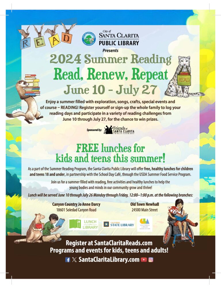 Renew Your Love for Reading at the Santa Clarita Public Library's
