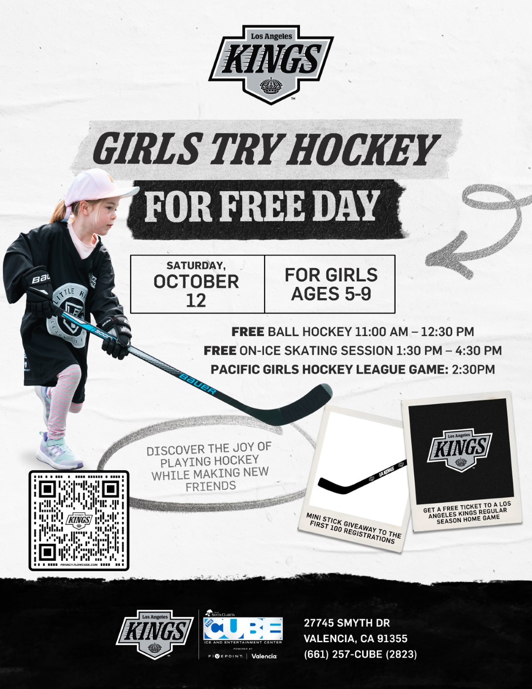 Girls Try Hocket for Free Day Flyer