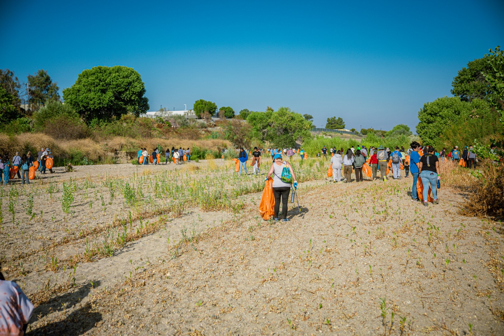 Volunteers Participating in River Rally