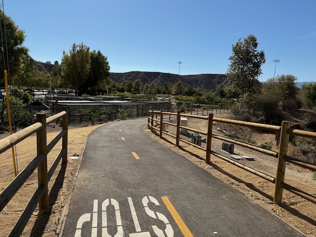 Photo of the multi-use trail