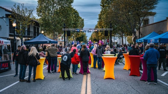Crowd enjoying music at SENSES