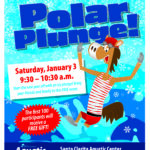 Join us for the Return of the 14th Annual Polar Plunge taking place on Saturday, January 3, from 9:30 to 10:30 a.m. at the Waterslide Pool. Registration is required and free. To sign up, visit SantaClarita.gov/Seasons. For more information, please contact the Santa Clarita Aquatic Center at (661) 250-3740.