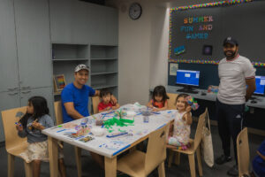 Families at the Santa Clarita Public Library