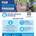 The City of Santa Clarita is expanding its Film Incentive Program (FIP) and launching a redesigned Film Santa Clarita website, reinforcing its ongoing commitment to supporting film and television production and keeping filming local. To learn more about the Film Incentive Program, production opportunities in Santa Clarita or the redesigned website, visit FilmSantaClarita.com or contact Economic Development Administrator Casey Miller at cmiller@santaclarita.gov or (661) 286-4167.