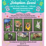 The City of Santa Clarita is inviting residents to make room for a new furry family member during Pet Adoption Week, taking place Monday, July 20 through Saturday, July 25. While Pet Adoption Week is traditionally held in October, this year's event has moved to the summer to help address the increased number of animals entering the Santa Clarita Valley Animal Care Center during one of its busiest times of the year.