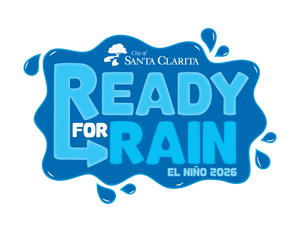 City of Santa Clarita Ready for Rain El Nino 2026 logo